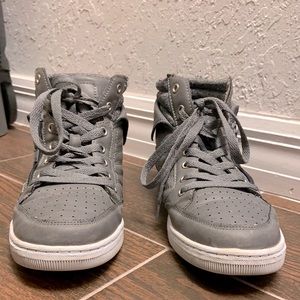us. polo assn. grey high top sneakers
